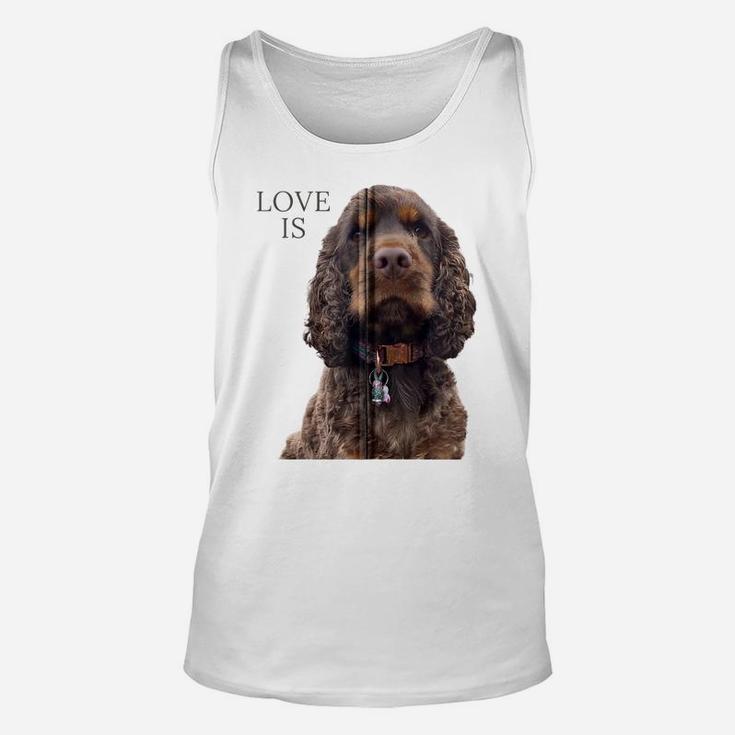 English Cocker Spaniel Shirt Dog Mom Dad Love Pet Puppy Tee Zip Hoodie Unisex Tank Top