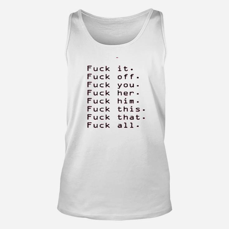 Everything Rude Party Unisex Tank Top