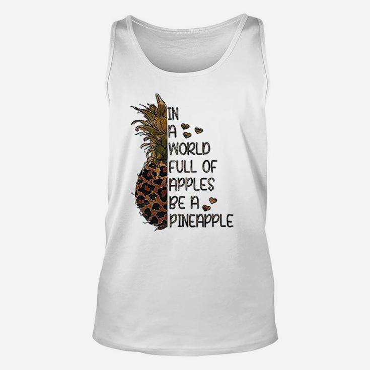 Full Of Apples Be A Pineapple Unisex Tank Top