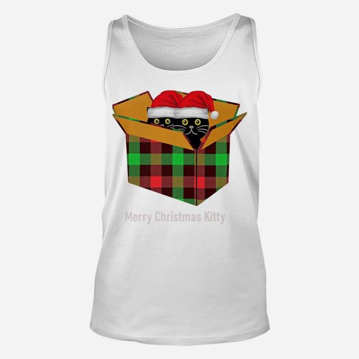 Funny Cats For Christmas - Lowely Meowy Kitten Gift Unisex Tank Top
