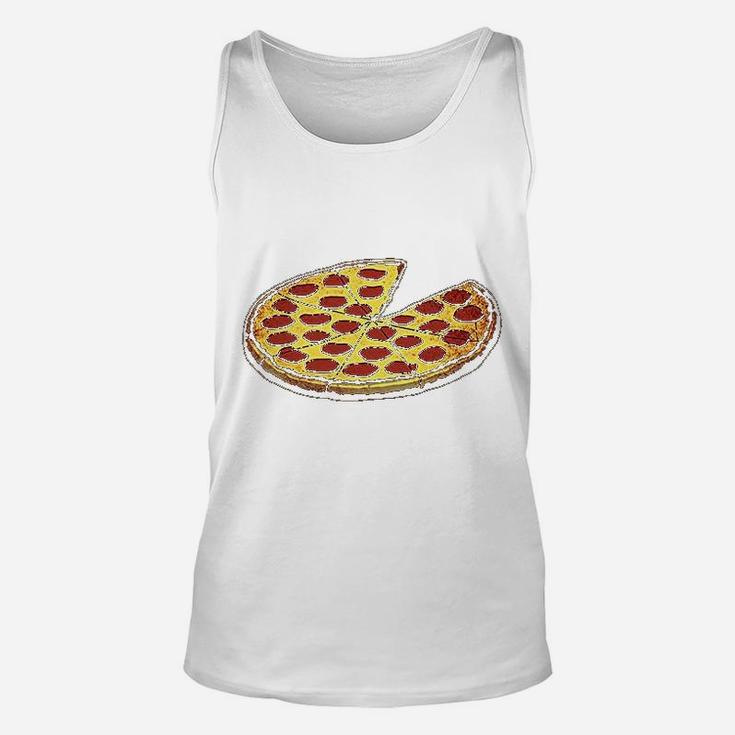 Funny Dads Pizza Pie And Slice Dad Unisex Tank Top