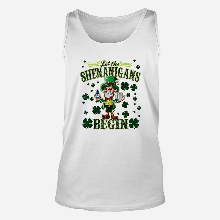 Funny Leprechaun Wearing Green St Patricks Day Unisex Tank Top