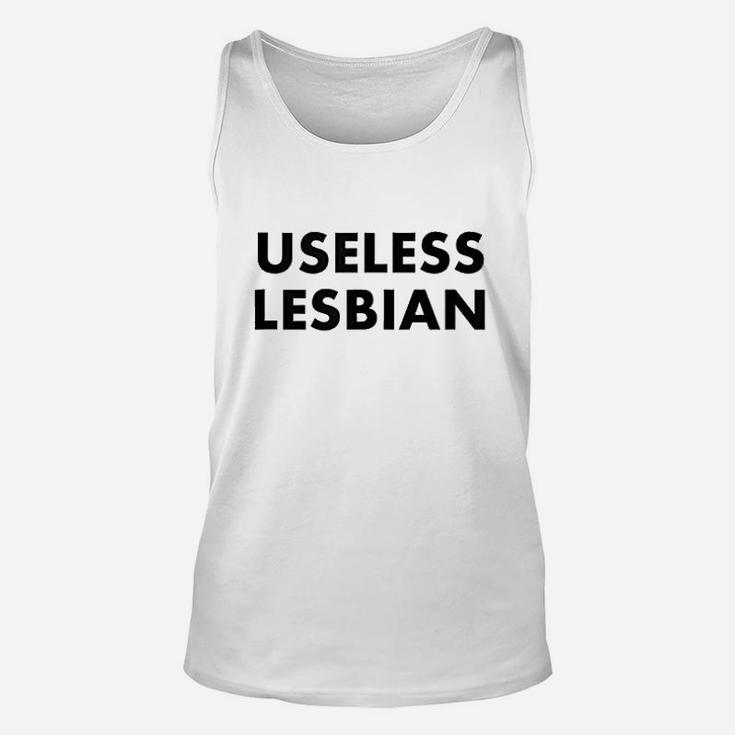 Funny Useless Lesbian Lgbt Gay Pride Gift Unisex Tank Top