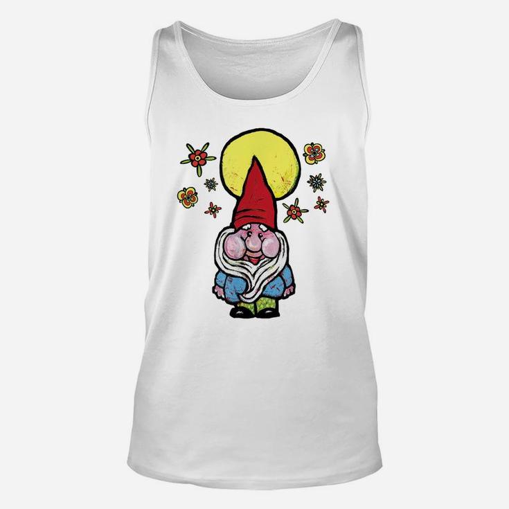 Garden Gnome Magical Happy Faerie Design Unisex Tank Top