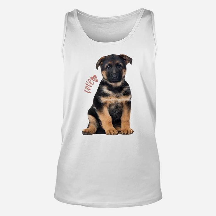 German Shepherd Shirt Shepard Dog Mom Dad Love Pet Puppy Tee Sweatshirt Unisex Tank Top