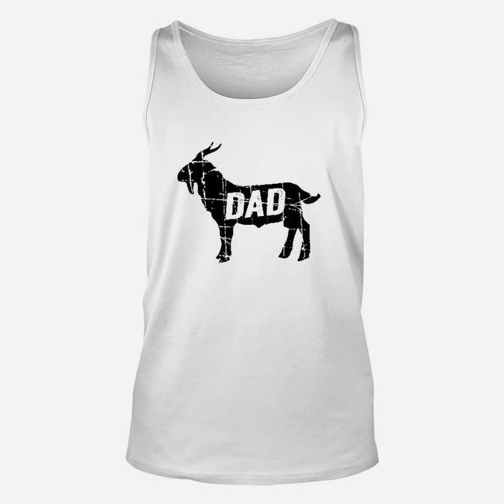 Goat Dad Greatest Of All Time Unisex Tank Top