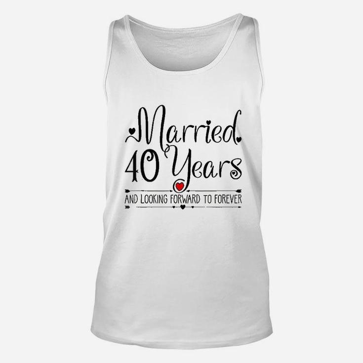 Her Just Married 40 Years Ago Unisex Tank Top