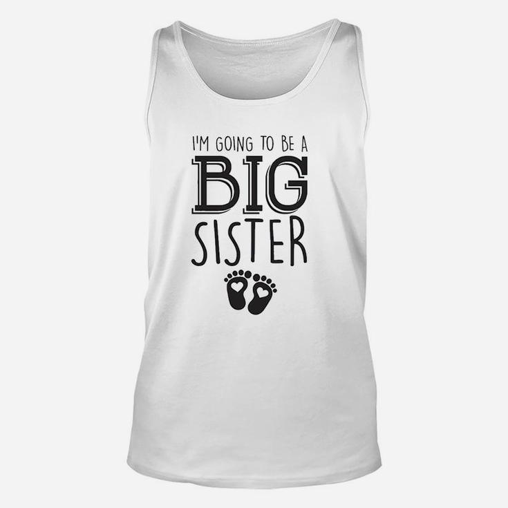 I Am Going To Be A Big Sister Unisex Tank Top