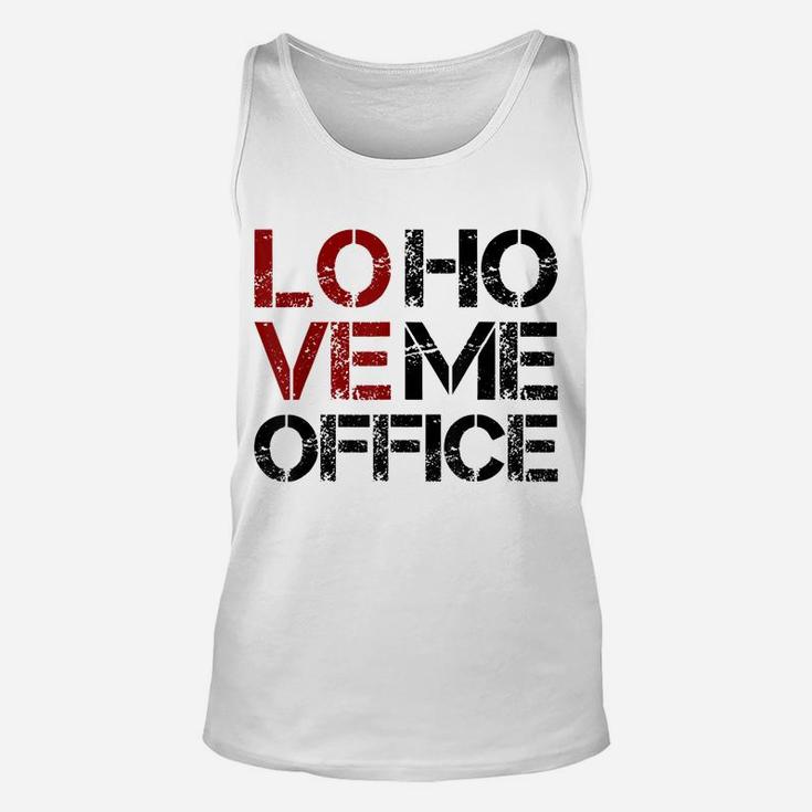I Love Home Office Job At Home Wfh Remote Work Lover Unisex Tank Top