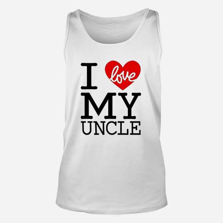 I Love My Uncle Unisex Tank Top