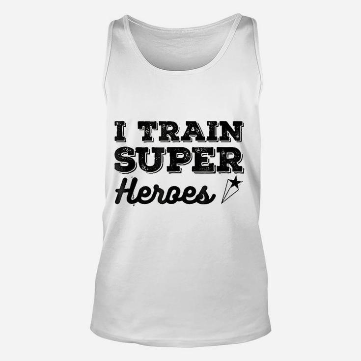 I Train Superheroes Unisex Tank Top