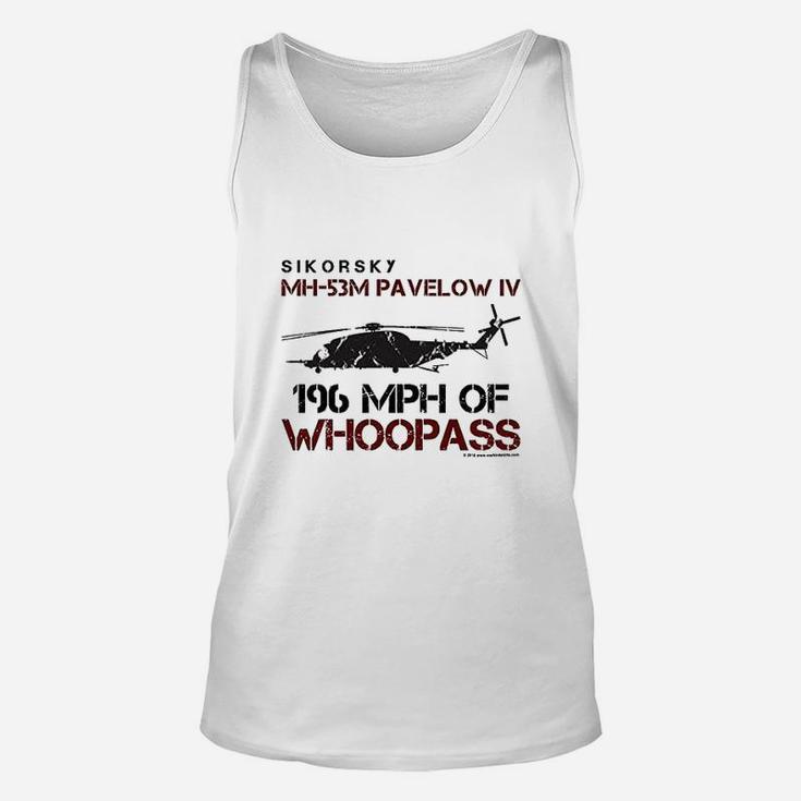 Ikorsky Mh53m Pavelow Iv 196 Mph Of Whoopass Unisex Tank Top