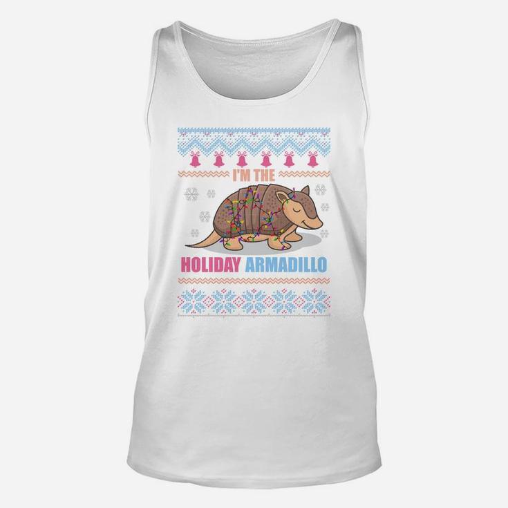 I'm The Holiday Armadillo Funny Ugly Christmas Sweater Unisex Tank Top