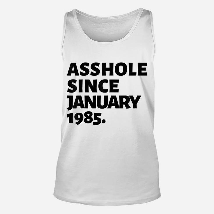 January 1985  Vintage Funny 35Th Birthday Gift Gag Gift Unisex Tank Top