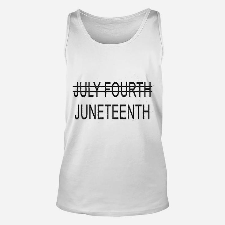Juneteenth July Fourth Unisex Tank Top