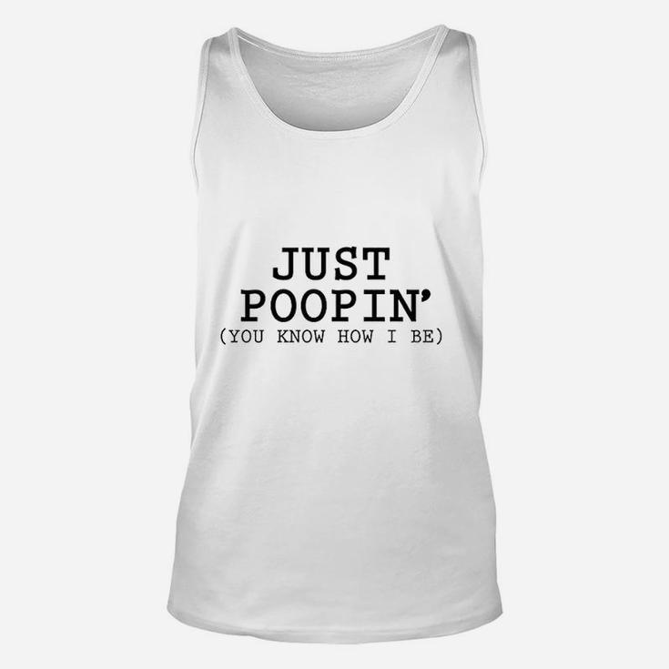 Just Poopin You Know How I Be Baby Unisex Tank Top