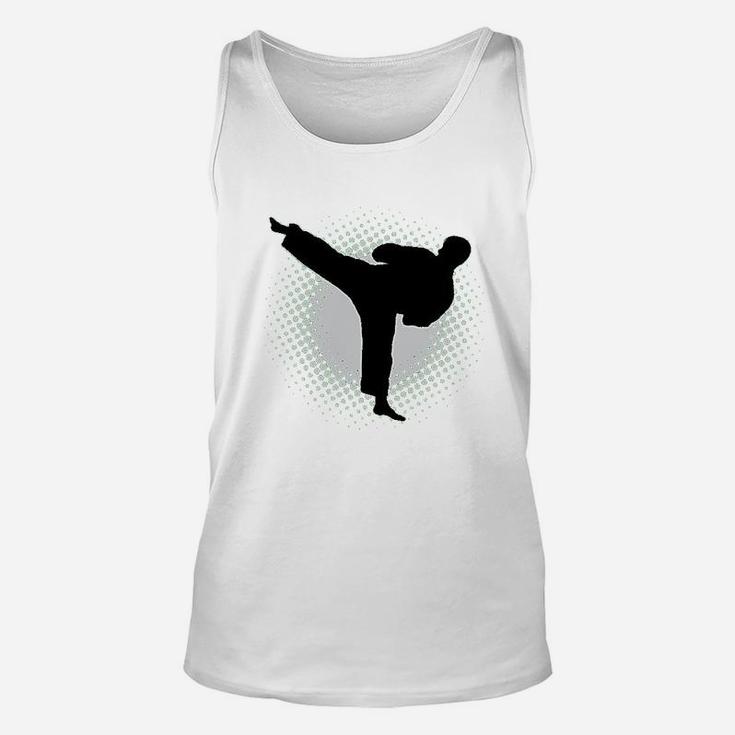 Karate Martial Arts Silhouette Sports Youth Unisex Tank Top