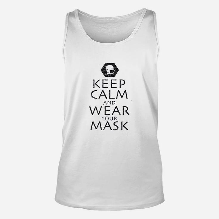 Keep Calm And Wear Your M Ask Unisex Tank Top