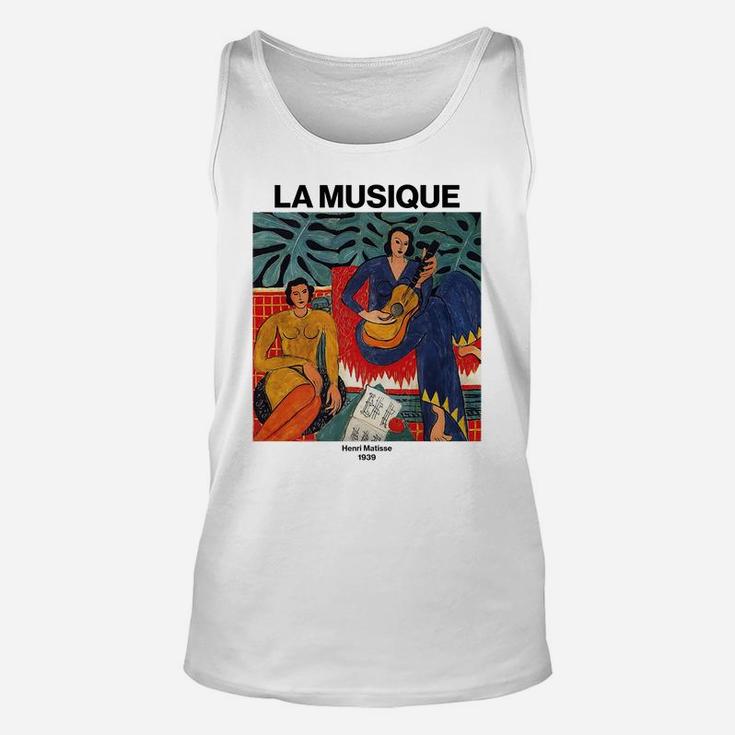 La Musique The Music – Henri Matisse | Classical Painting Unisex Tank Top