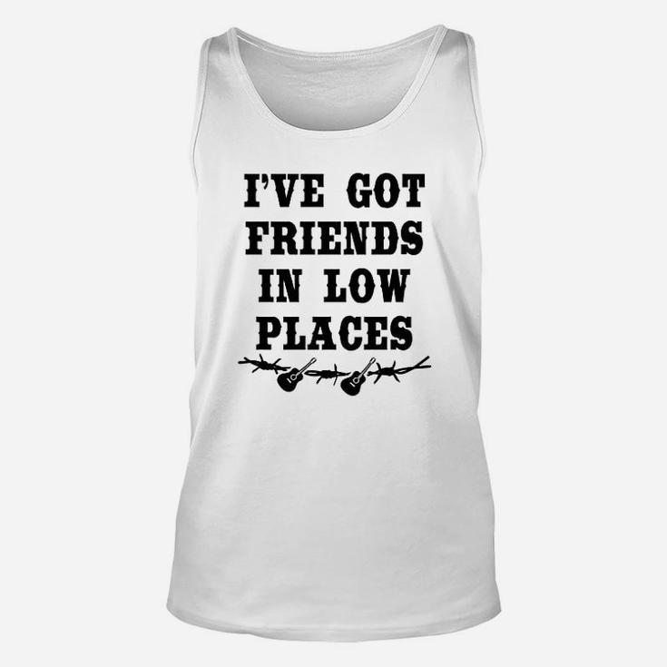 Ladies I Have Got Friends In Low Places Game Unisex Tank Top