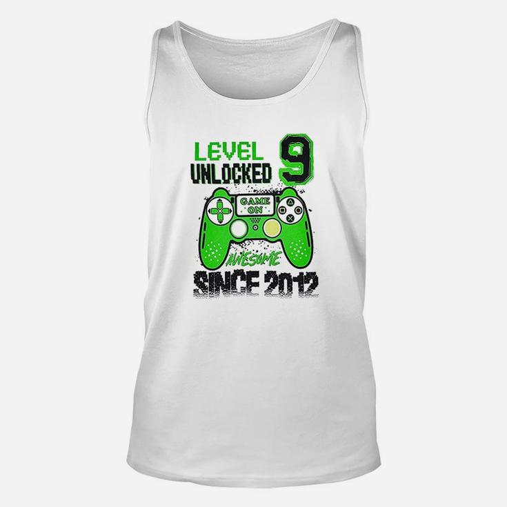 Level 9 Unlocked Awesome Since 2012 Video Game Unisex Tank Top