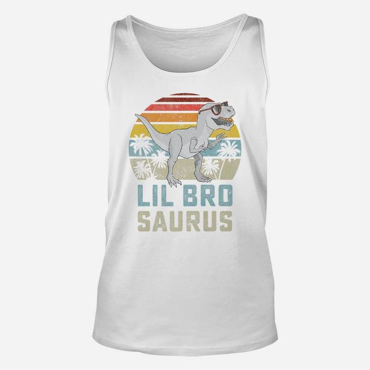 Lilbrosaurus T Rex Dinosaur Lil Bro Saurus Brother Family Unisex Tank Top