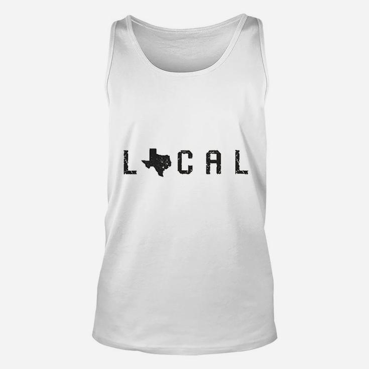 Local Texas State Modern Fit Unisex Tank Top