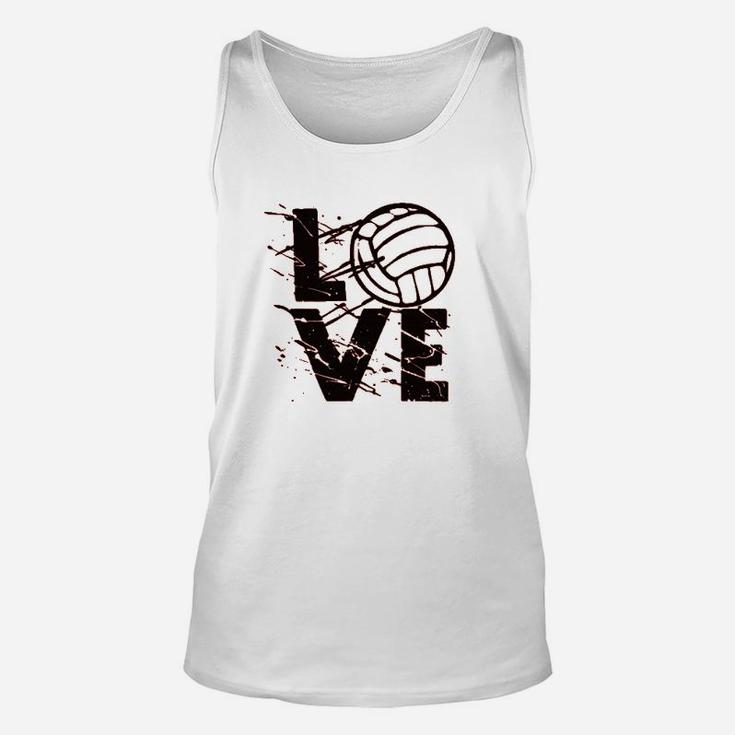 Love Volleyball Unisex Tank Top