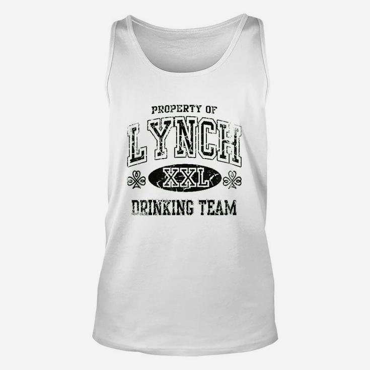 Lynch Irish Drinking Team Green Family Surname Unisex Tank Top