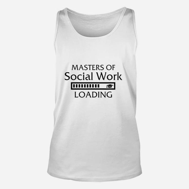 Masters Of Social Work Msw Graduation Future Social Worker Unisex Tank Top