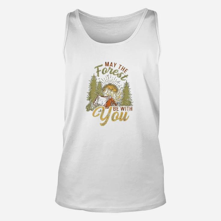 May The Forest Be With You Camping Unisex Tank Top