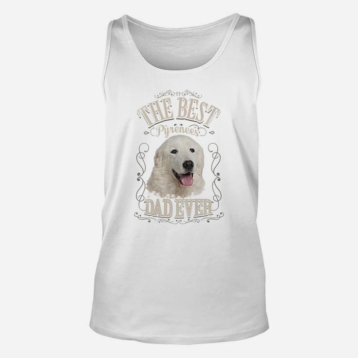 Mens Best Pyrenees Dad Ever Great Pyrenees Dog Gifts Vintage Unisex Tank Top