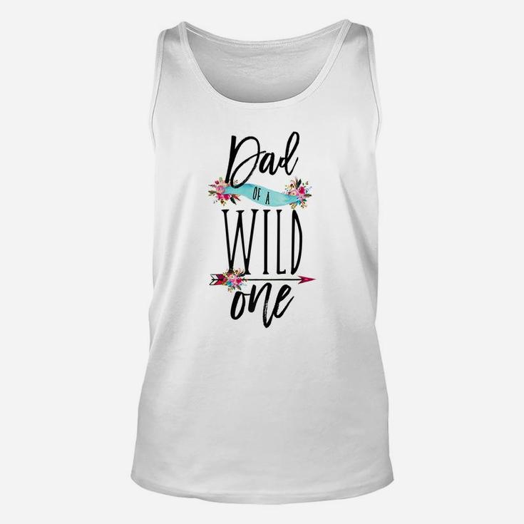 Mens Dad Of A Wild One Shirt Boho 1St Birthday Daddy Family Gift Unisex Tank Top