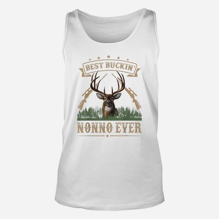 Mens Fathers Day Best Buckin' Nonno Ever Deer Hunting Bucking Unisex Tank Top