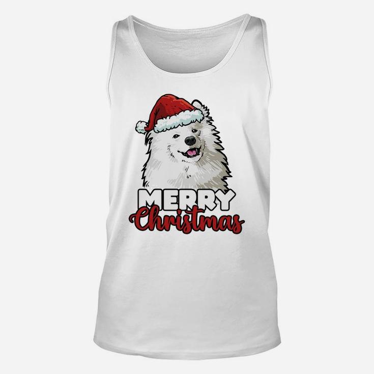 Merry Christmas Samoyed Dog Lover Gift Sweatshirt Unisex Tank Top