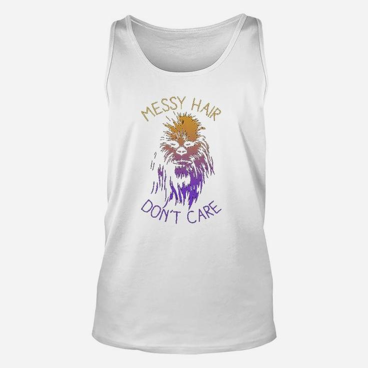 Messy Hair Dont Care Unisex Tank Top