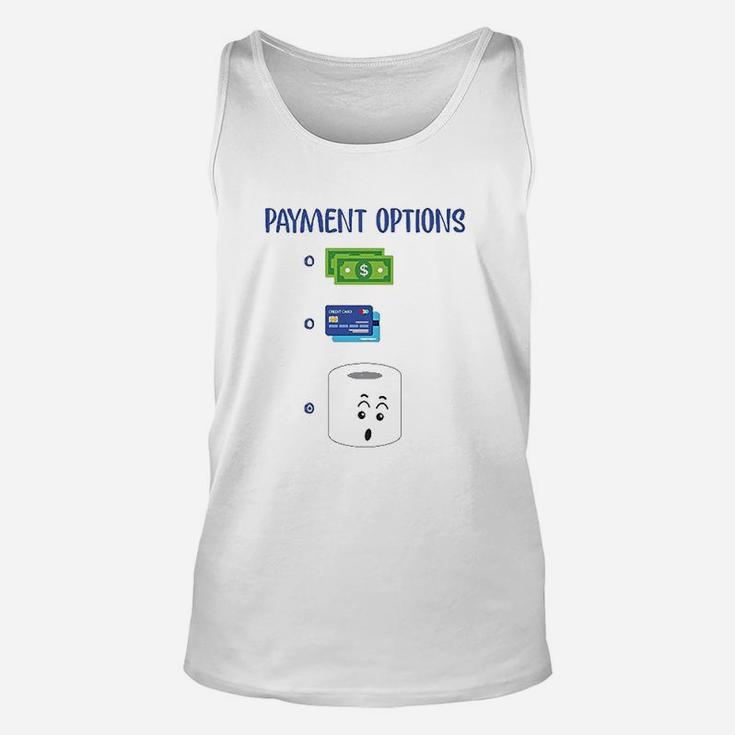 Most Preferred Payment Toilet Paper Shortage Unisex Tank Top