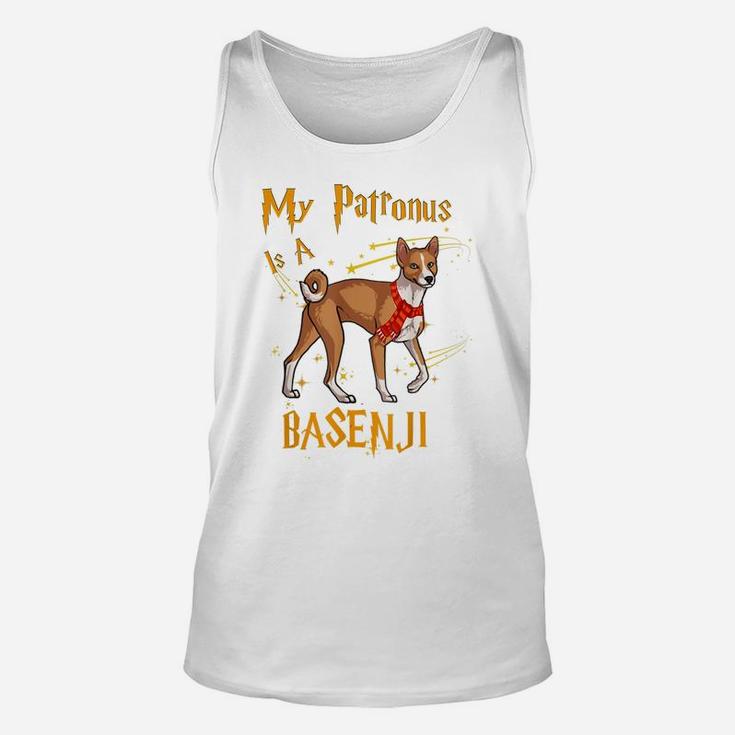 My Patronus Is A Basenji T Shirt For Dog Lovers Unisex Tank Top