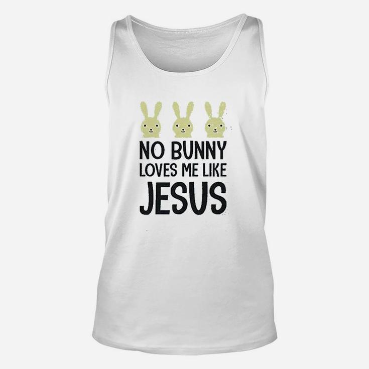 No Bunny Loves Me Like Jesus Unisex Tank Top
