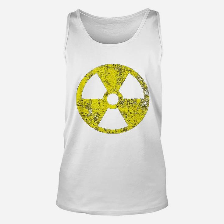 Nuclear Radiation Symbol Sign Caution Unisex Tank Top