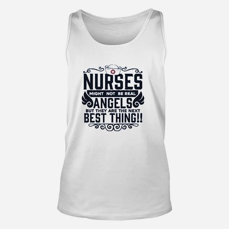 Nurse Lover Not Real But Next Best Thing Frontline Medical Collection Unisex Tank Top