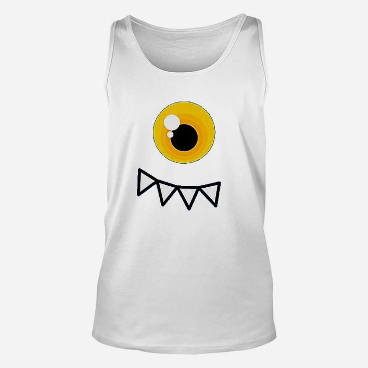 One Eyed Monster  Monster Eyes Yellow Eyes Unisex Tank Top