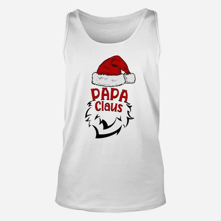 Papa Claus Merry Christmas Dad Santa Claus Head Sweatshirt Unisex Tank Top