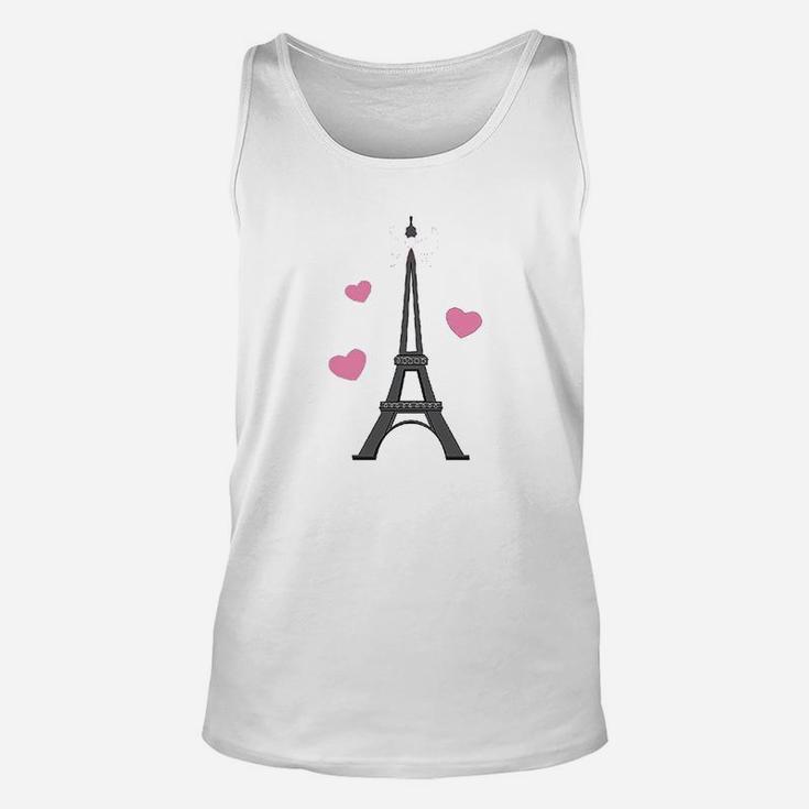 Paris Lover Eiffel Tower Youth Unisex Tank Top