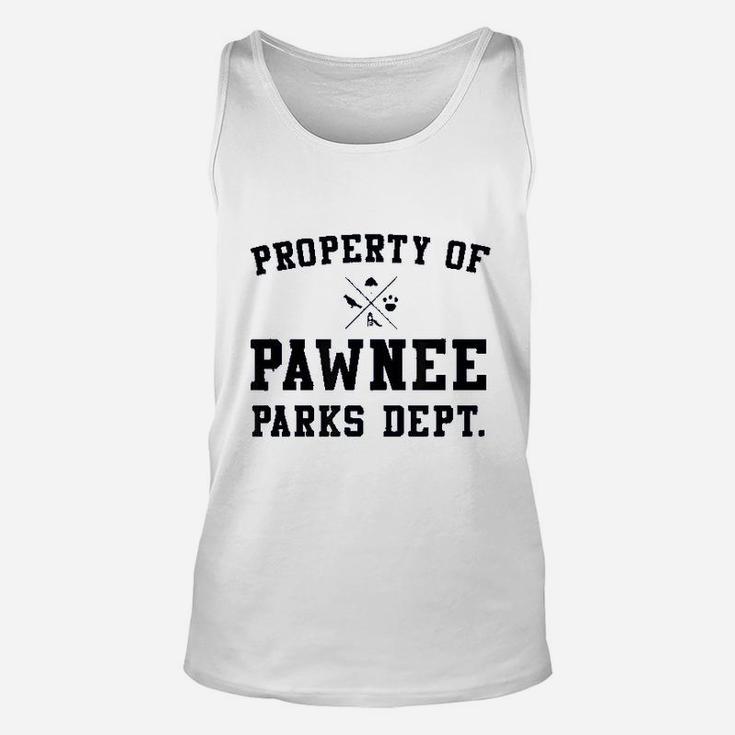 Parks And Recreation Property Of Pawnee Comfortable Unisex Tank Top