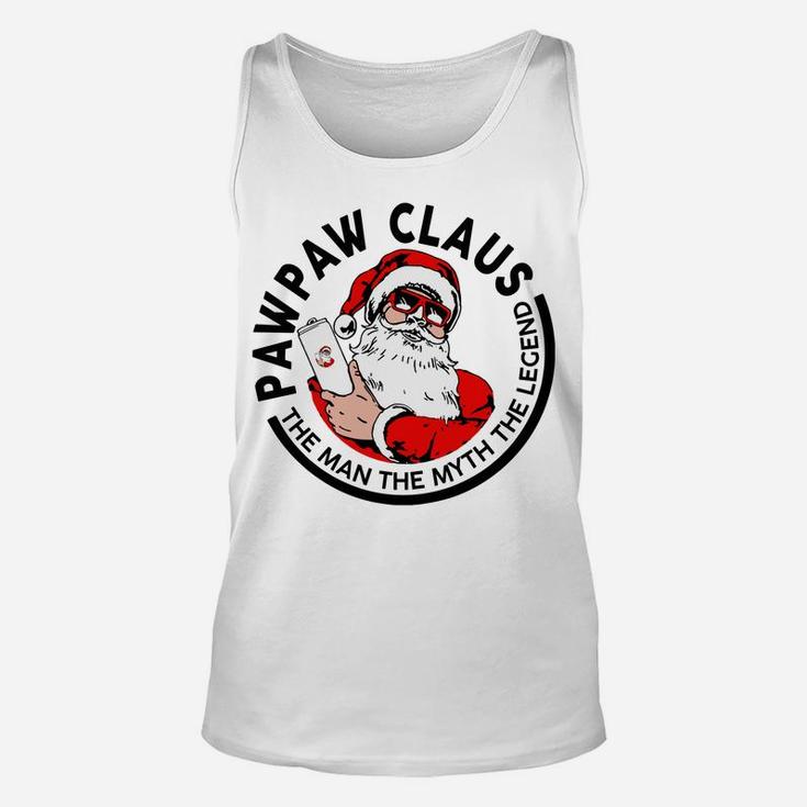 Pawpaw Claus Christmas - The Man The Myth The Legend Unisex Tank Top