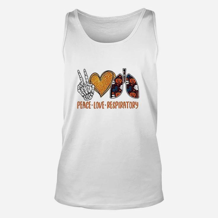 Peace With Love Respiratory Unisex Tank Top
