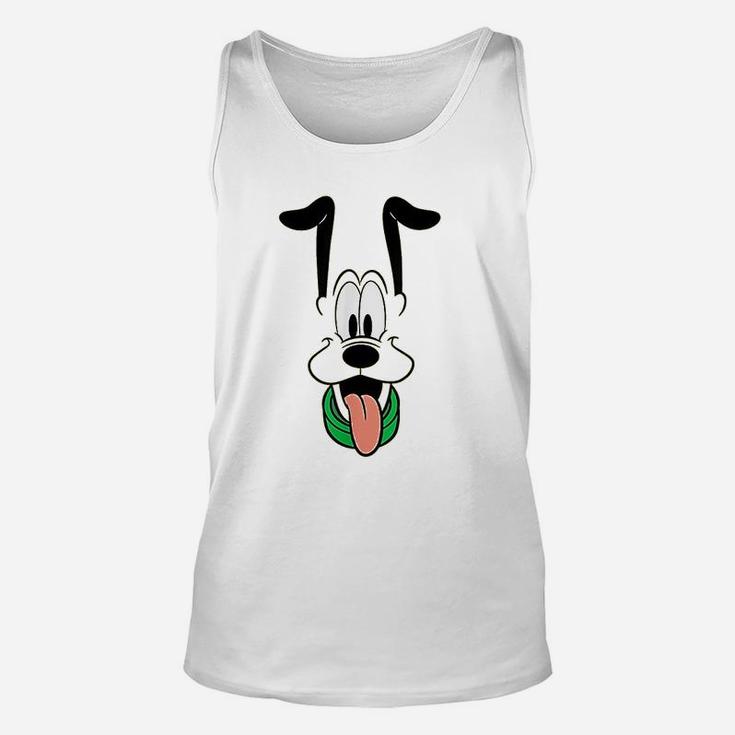 Pluto Big Face Ears Up Unisex Tank Top