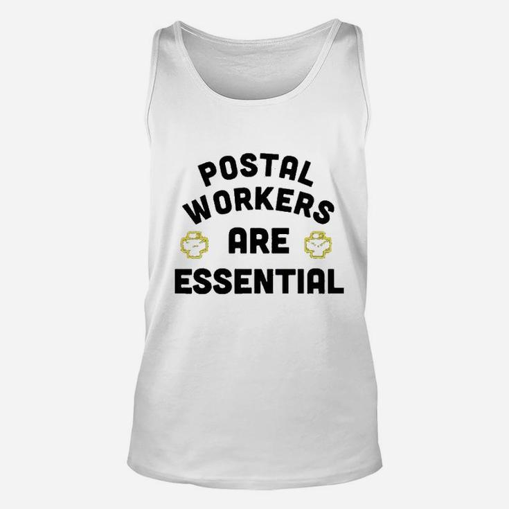 Postal Workers Are Essential Workers Unisex Tank Top