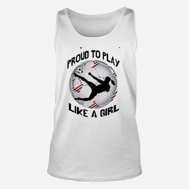 Proud To Play Us Flag Women Unisex Tank Top